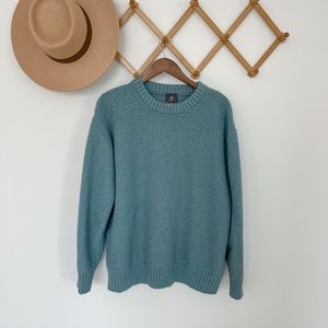 H&M Teal Blue Long Sleeve Pullover Sweater